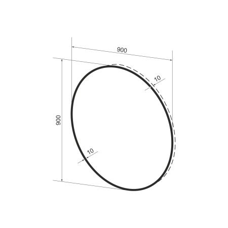 Зеркало Wellsee 7 Rays' Spectrum 172200080