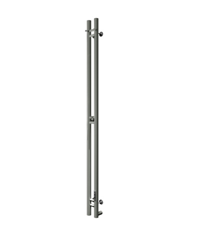 Полотенцесушитель электрический с/т Comfysan Альто (Alto) EC-2 120/10, ТИТАНОВЫЙ ГРАФИТ