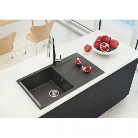 Кухонная мойка Polygran GALS-860 50x86 черный