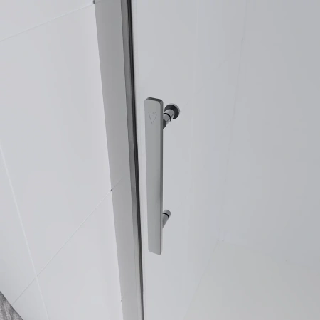 Душевая дверь Veconi Evo 400 CH, 1700x1950, хром, стекло прозрачное