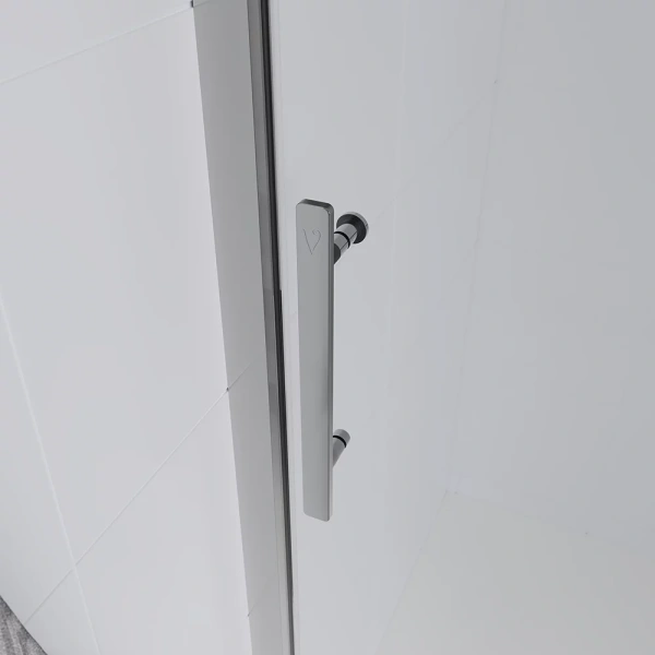 Душевая дверь Veconi Evo 100 CH, 1800x1950, хром, стекло прозрачное