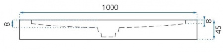 Душевой поддон Rea Breno 80x100 K012Y