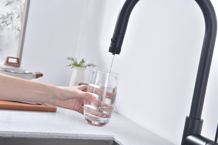 Смеситель для кухни Paulmark GALANT Ga213077-AN, антрацит