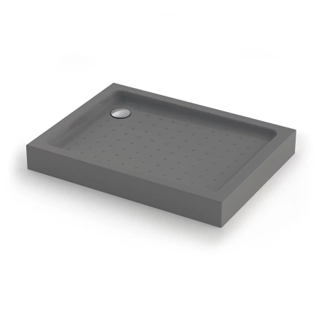 Душевой поддон прямоугольный Veconi Tezeo Acrylic TZ-54GR, 1200x800x150, акрил, серый