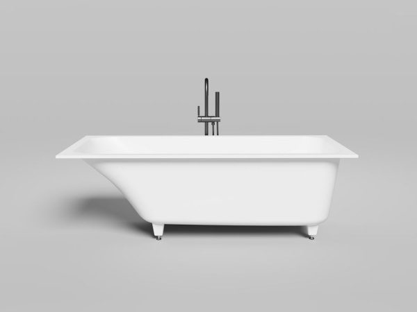 Ванна встраиваемая Salini ORLANDA KIT 170x75 покраска по RAL полностью, S-Sense, глянцевый 102117GF