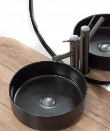 Смеситель для умывальника Rea Lumi B8026 серый