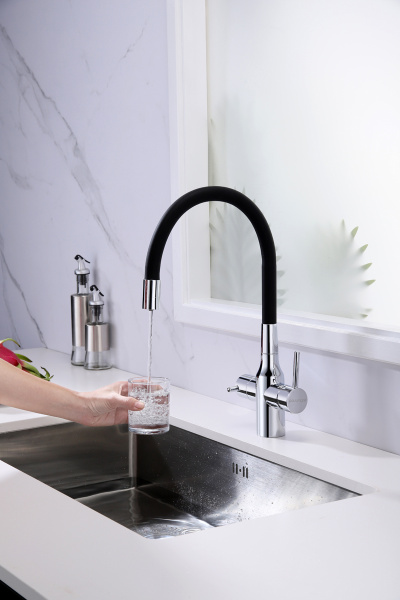 Смеситель для кухни Paulmark SALIX Sa213419-CR, хром