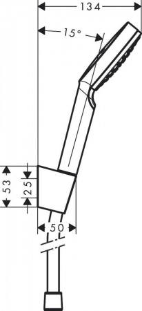 Душевой гарнитур Hansgrohe Crometta 1jet [26567400]