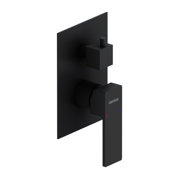 537100300 Gala Смеситель для душа Damixa монтируемый в стену, чёрный