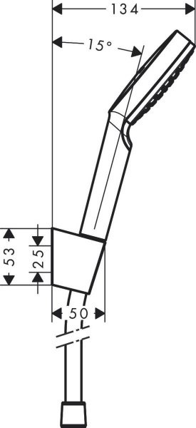 Душевой гарнитур Hansgrohe Crometta 1jet [26567400]