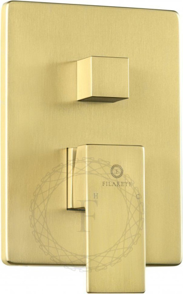 Душевая система скрытого монтажа FILARETE Fing FL1040 (Матовое золото)