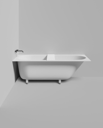 Полка для встраиваемой ванны Salini GABBIANO IN 780/2, белый, 1906206M