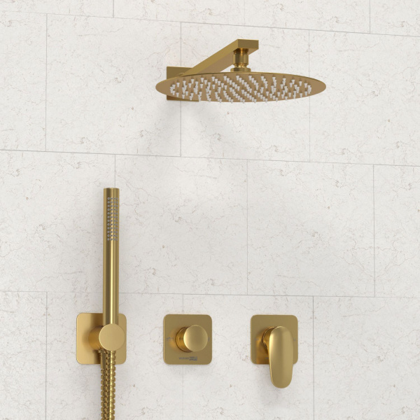 A3651.282.180.259.285.194.286  Встраиваемый комплект для душа WasserKRAFT с верхней душевой насадкой и лейкой