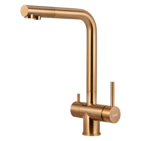 Смеситель для кухни ZorG ZRN 980144 Gold Rosy