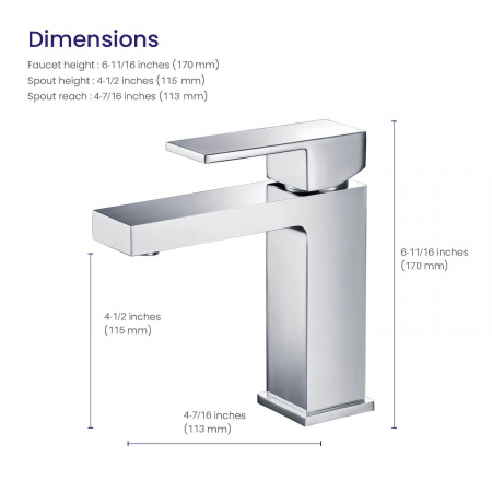 Смеситель для раковины Timo Selene 2061/00F хром