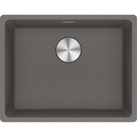 Кухонная мойка FRANKE 125.0696.178 из материала Fragranite MRG 110-52, серый камень (в комплекте стоп-вентиль, декоративная накладка круглой формы, сифон)