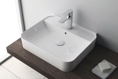 Раковина Isvea SistemaU 50 см накладная цвет белый 10PL53050SV