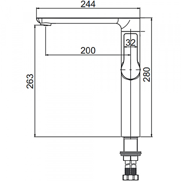 Смеситель для раковины Gerhans K14015