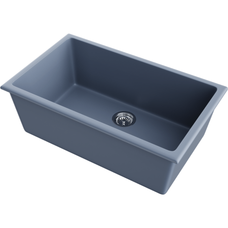 Кухонная мойка Omoikiri Okinoshima 76-U/I-SB Natceramic/smoky blue 4997148