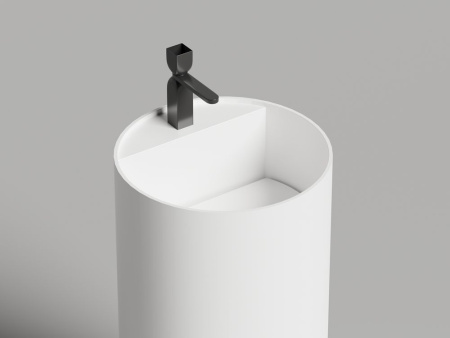 Раковина напольная Salini ARMONIA ROUND TOP 01 без отверстия под смеситель в цвете по RAL, 130421TMF