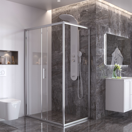 Душевой уголок Taliente TA-N-140-09-1CP 140х90 стекло прозрачное 6 мм
