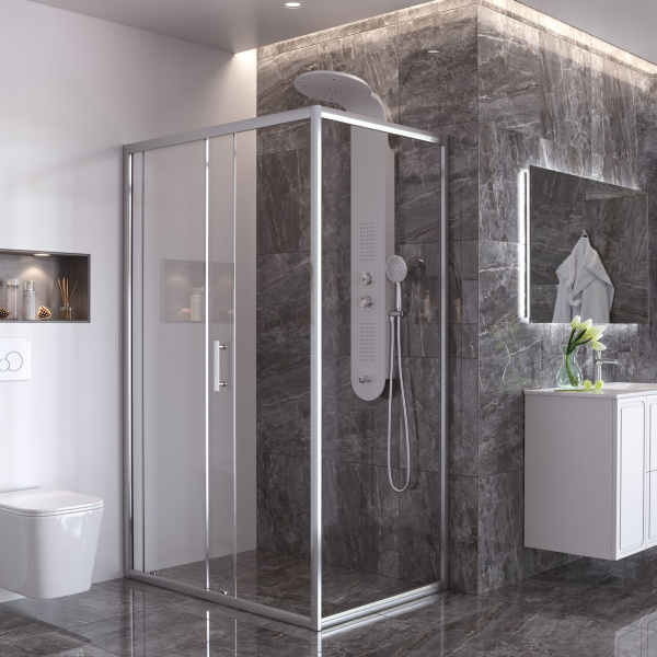 Душевой уголок Taliente TA-N-150-10-1CP 150х100 стекло прозрачное 6 мм