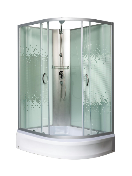 Душевая кабина МОНОМАХ МОНОМАХ Б/К 120/90/24 МЗ L 1200х900х2060мм