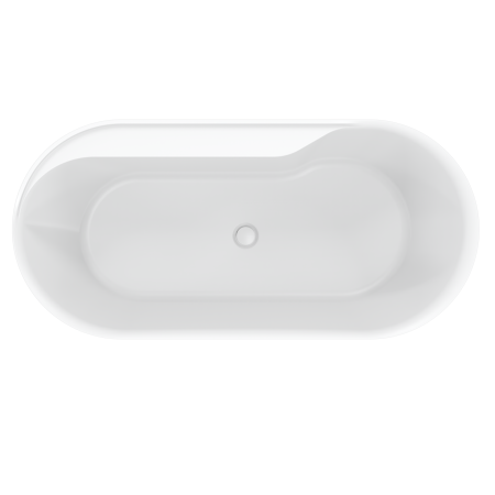 Ванна AQUAme акриловая отдельностоящая AQM3505MW-L