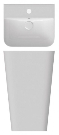 Раковина ISVEA Sott'Aqua напольная 500*420*830 цвет белый матовый 10SQ37001SV-2L