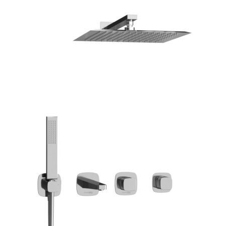 A8651.313.314.090.118.326.087.103 Встраиваемый комплект для ванны WasserKRAFT с верхней душевой насадкой, лейкой