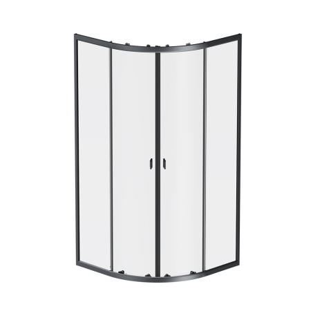 W88G-205-090BT64 X-Joy Twin Slide,  Душевое ограждение AM.PM без  поддона, 90x90, профиль черный