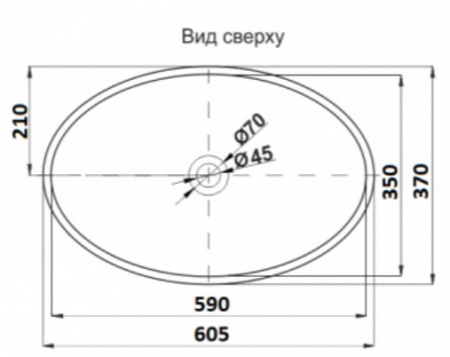 Раковина накладная CeramaLux 9397