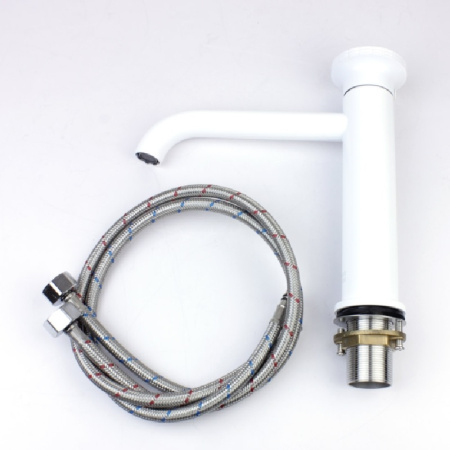 Смеситель для раковины Bronze de Luxe 9009W-R, белый/красный