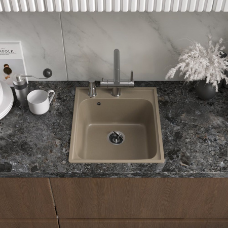 Кухонная мойка Reflection Quadra RF0243BE, бежевый
