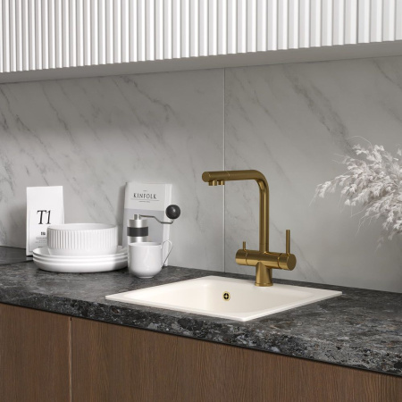 Кухонная мойка Reflexion Base RX0743WH, белый