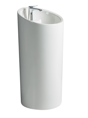 Раковина напольная WeltWasser WW LEERBACH 4546 GL-WT