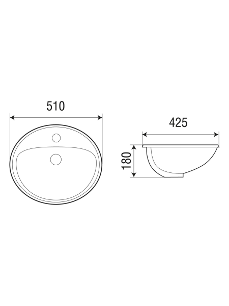 Раковина врезная WeltWasser WW SK DEILBACH 6001