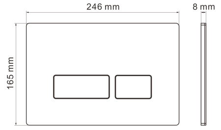 Комплект инсталляции 6 в 1 Roxen StounFix Slim 607036