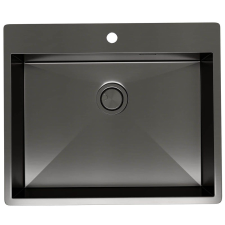 Кухонная мойка Reflexion Iseo RX2260BL оружейная сталь