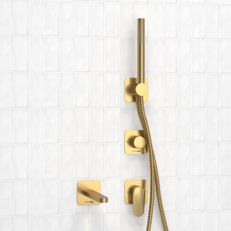 Встраиваемый комплект для ванны WasserKRAFT с лейкой и изливом A3651.282.284.285.194.286