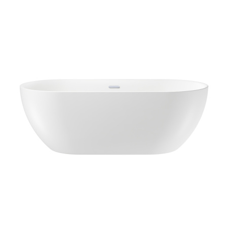 Акриловая ванна в наборе 4 в 1: отдельностоящая ванна, ножки, экран, слив-перелив Wellsee Chic Riviera 236803001