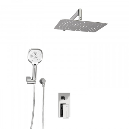 Встраиваемый комплект для душа с верхней душевой насадкой и лейкой Wasserkraft A16069