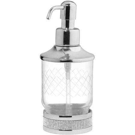 Дозатор для жидкого мыла Boheme Royal Cristal 10929-CR-B Хром