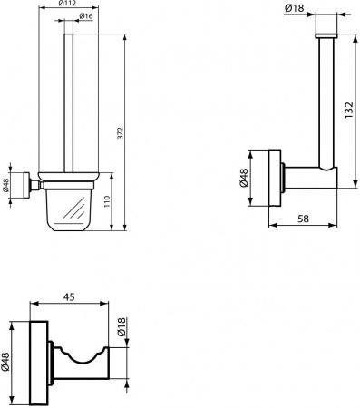 Набор аксессуаров Ideal Standard Iom A9246XG