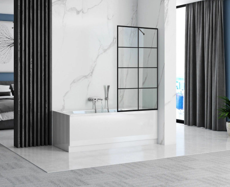 Шторка MUZA F80 для ванной Ceruttispa (80х195)