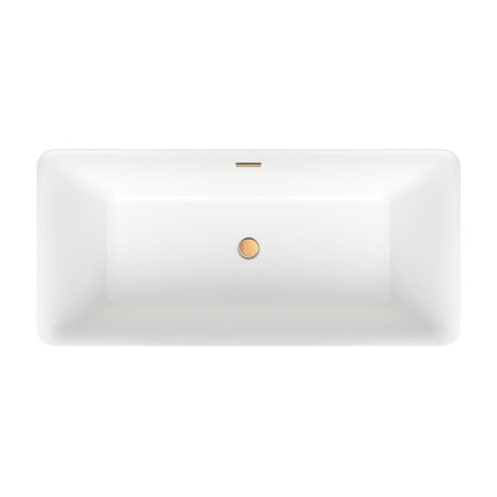 Акриловая ванна в наборе 4 в 1: отдельностоящая ванна, ножки, экран, слив-перелив Wellsee DeSire 231502004