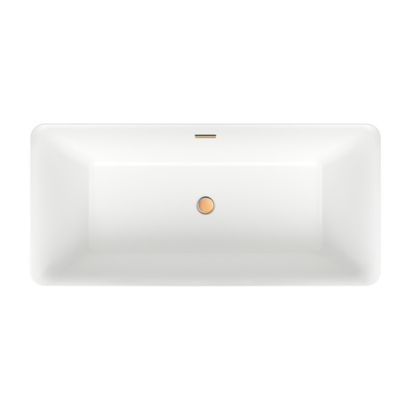 Акриловая ванна в наборе 4 в 1: отдельностоящая ванна, ножки, экран, слив-перелив Wellsee DeSire 231502004