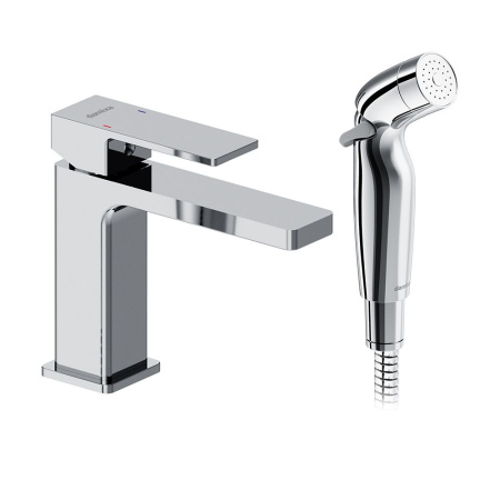 530300000 Gala Смеситель для умывальника Damixa с гигиеническим душем, хром