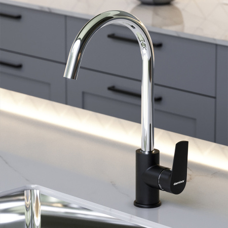 790720000 Origin Balance Смеситель для кухни Damixa двухцветный черный