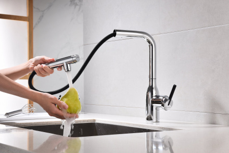 Смеситель для кухни Paulmark VIPER Vi213105-CR, хром